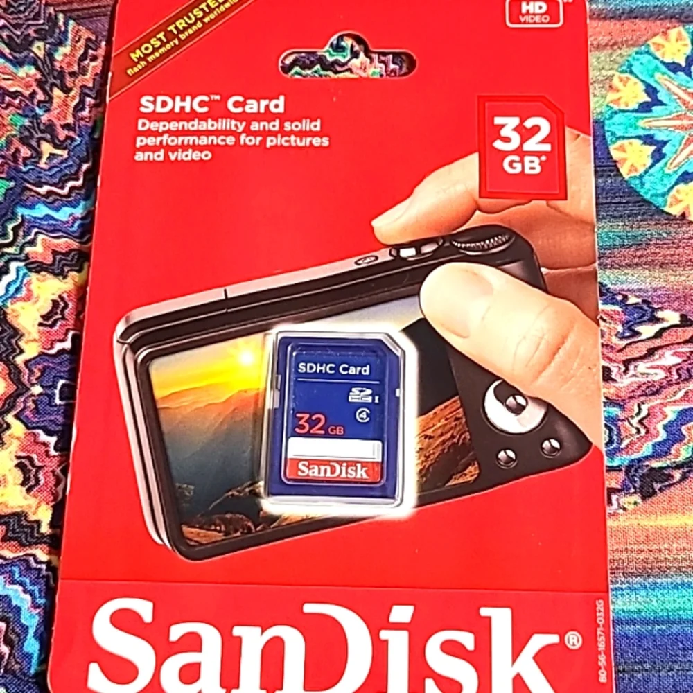 SanDisk SDHC Card HD Video 32GB New & Sealed